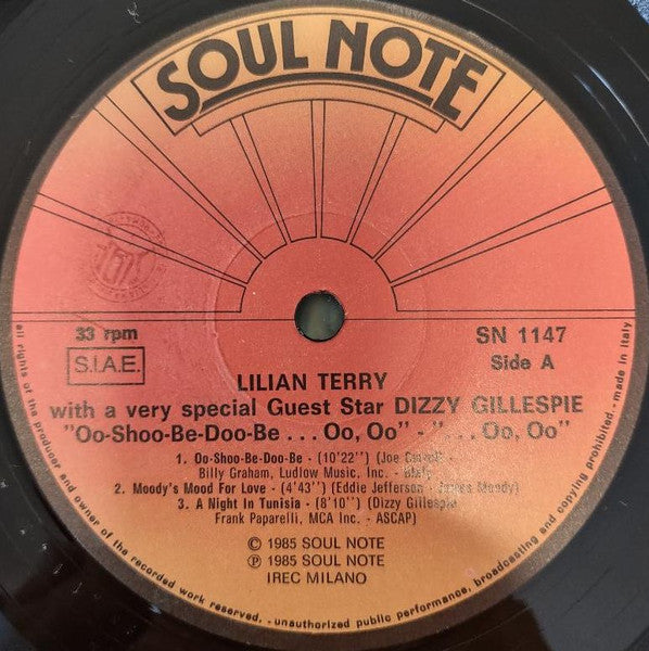 Lilian Terry With Dizzy Gillespie : Oo-Shoo-Be-Doo-Be ...Oo, Oo ...Oo, Oo (LP, Album)
