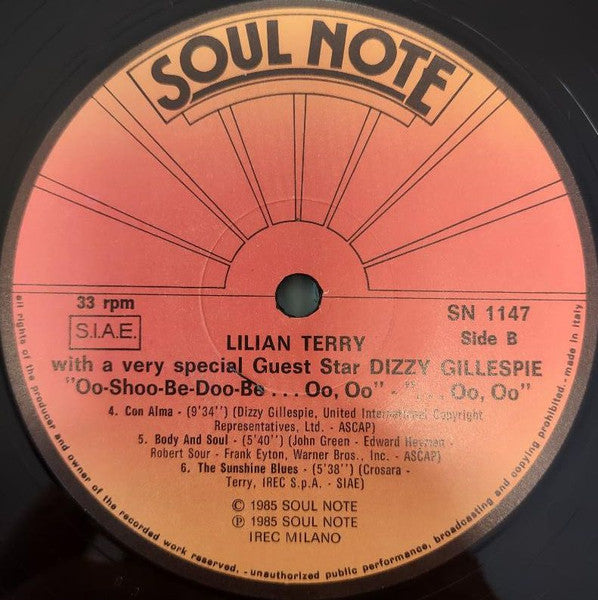 Lilian Terry With Dizzy Gillespie : Oo-Shoo-Be-Doo-Be ...Oo, Oo ...Oo, Oo (LP, Album)