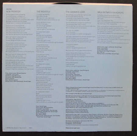 Donald Fagen : The Nightfly (LP, Album)