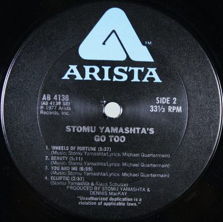 Stomu Yamashta's Go : Go Too (LP, Album)