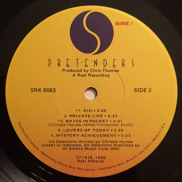 Pretenders* : Pretenders (LP, Album, Jac)