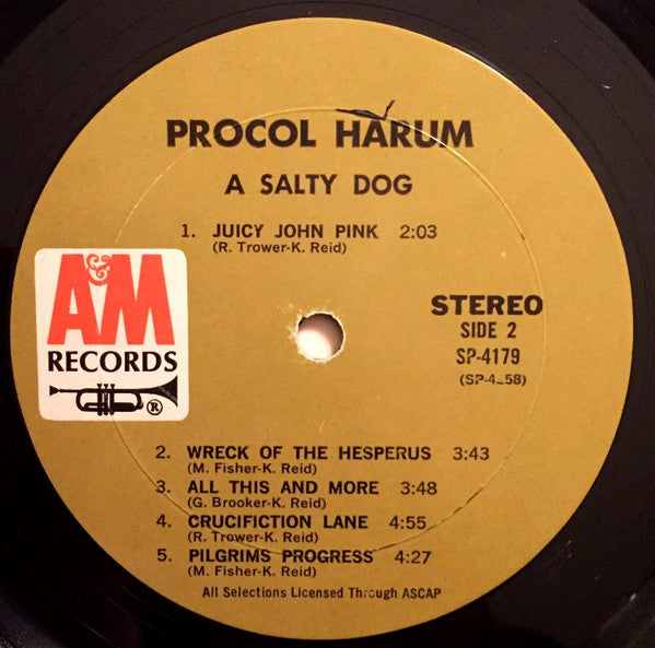 Procol Harum : A Salty Dog (LP, Album, Mon)