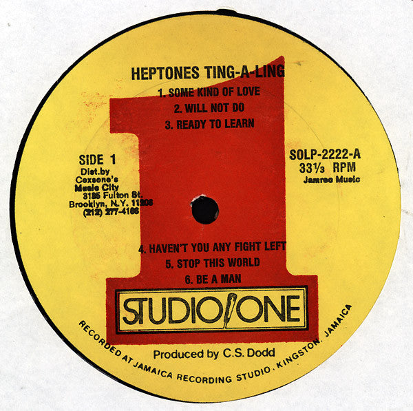 The Heptones : Ting A Ling (LP, Album)
