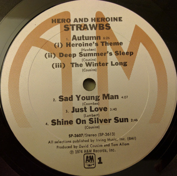 Strawbs : Hero And Heroine (LP, Album, Club)