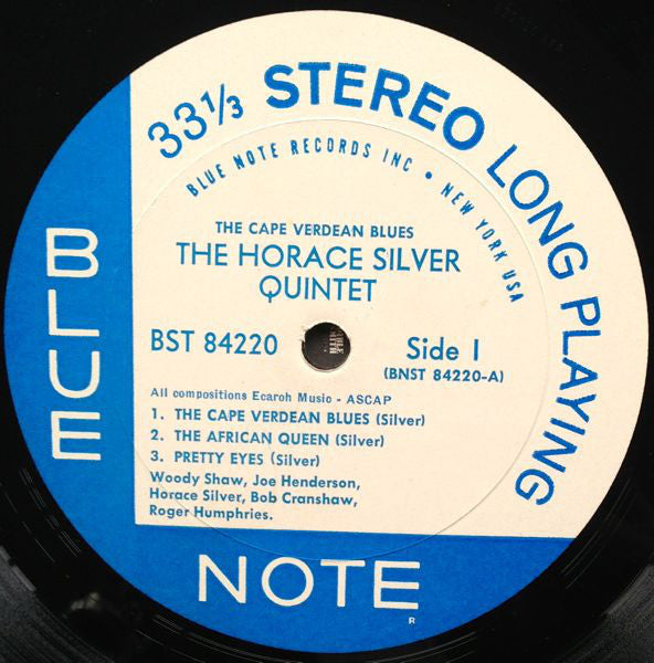 The Horace Silver Quintet Plus J.J. Johnson : The Cape Verdean Blues (LP, Album, RP)