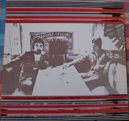 Daryl Hall & John Oates : Abandoned Luncheonette (LP, Album, RE, PR)