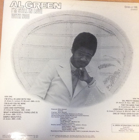 Al Green : I'm Still In Love With You (LP, Album)