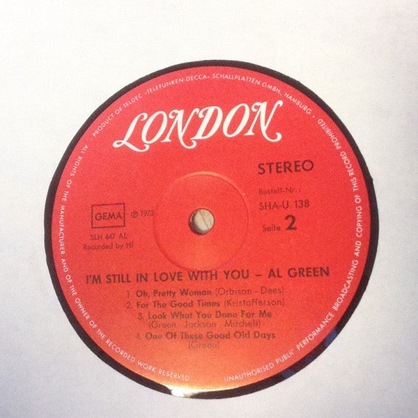 Al Green : I'm Still In Love With You (LP, Album)