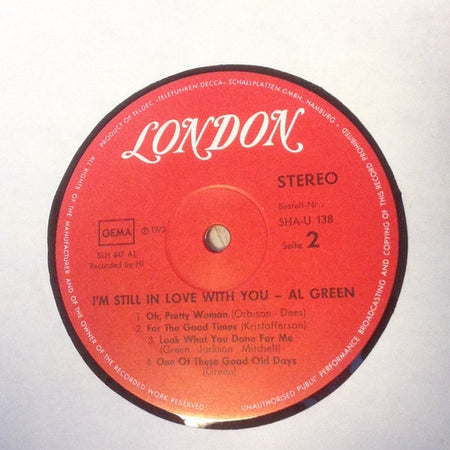 Al Green : I'm Still In Love With You (LP, Album)