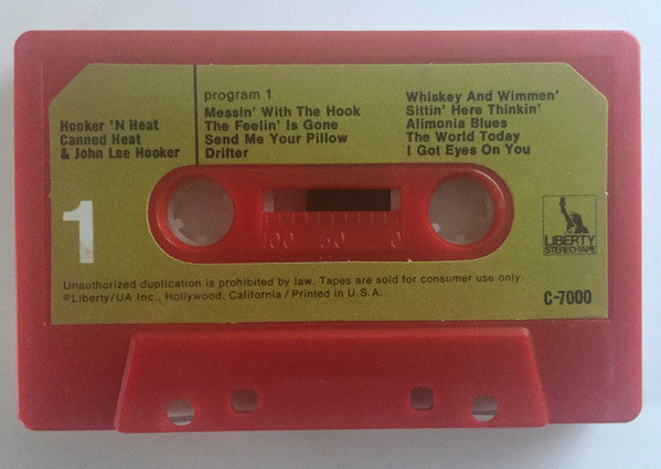 Canned Heat & John Lee Hooker : Hooker 'N Heat (Cass, Album, Sli)