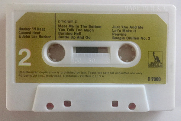 Canned Heat & John Lee Hooker : Hooker 'N Heat (Cass, Album, Sli)