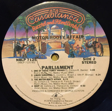 Parliament : Motor Booty Affair (LP, Album, Spe)