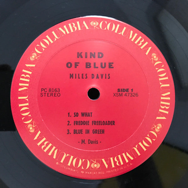Miles Davis : Kind Of Blue (LP, Album, RE)