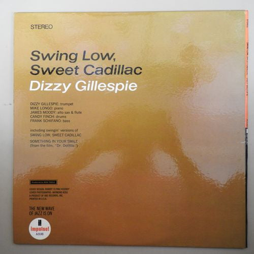 Dizzy Gillespie : Swing Low, Sweet Cadillac (LP, Album)