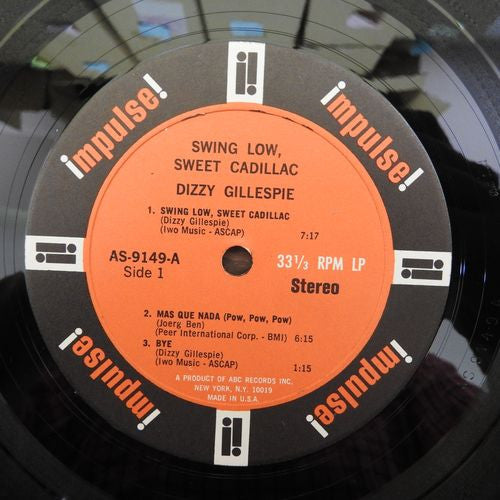 Dizzy Gillespie : Swing Low, Sweet Cadillac (LP, Album)