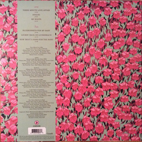 Whitney Rose : South Texas Suite (12", EP)