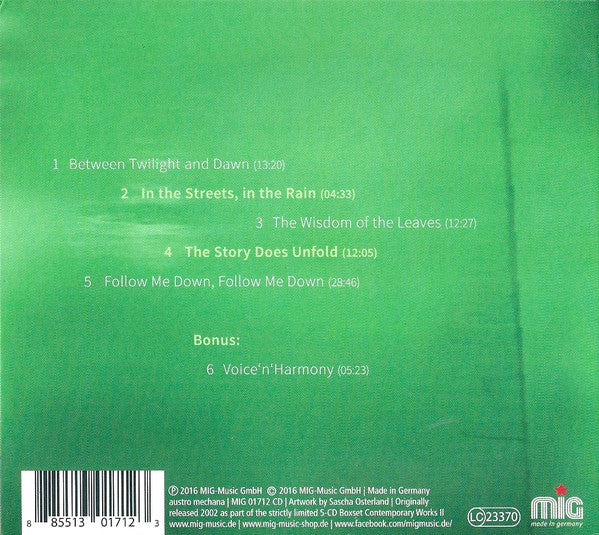Klaus Schulze : Another Green Mile (CD, Album, RE)