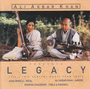 Ali Akbar Khan : Legacy (16th - 18th Century Music From India) (CD)