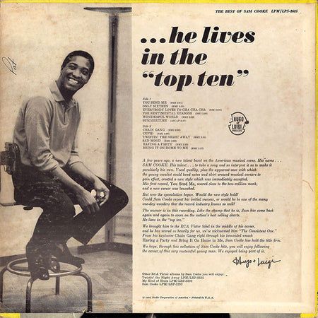 Sam Cooke : The Best Of Sam Cooke (LP, Comp, Mono, Ind)