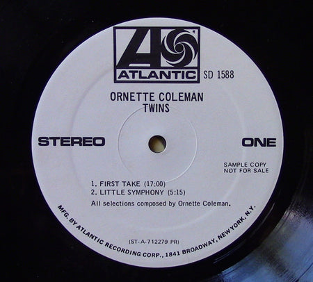 Ornette Coleman : Twins (LP, Album, Promo, Pre)