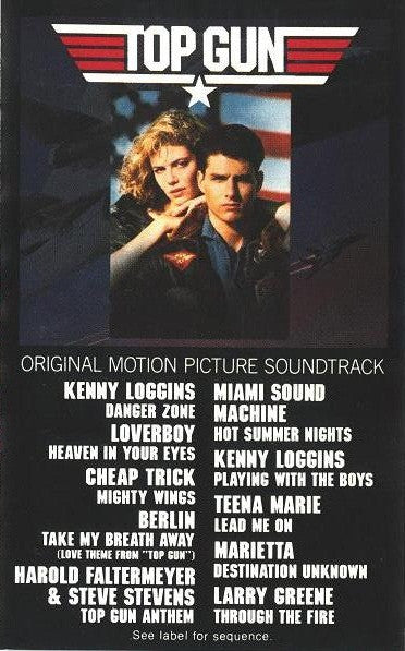 Various : Top Gun (Original Motion Picture Soundtrack) (Cass, Album, Dol)
