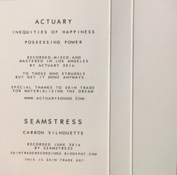 Actuary / Seamstress : Actuary / Seamstress (Cass, EP)