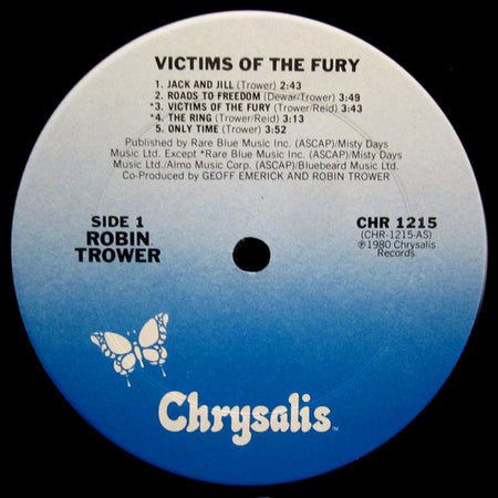 Robin Trower : Victims Of The Fury (LP, Album, Pit)