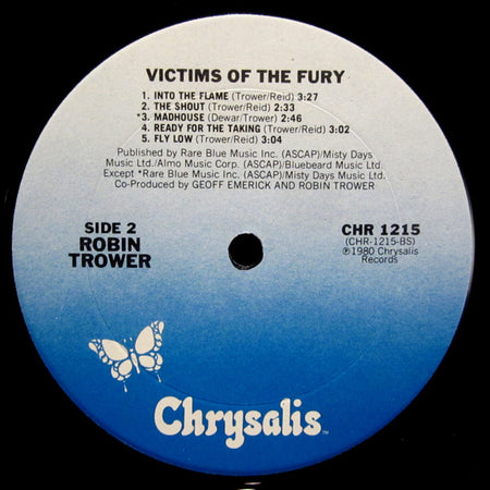 Robin Trower : Victims Of The Fury (LP, Album, Pit)