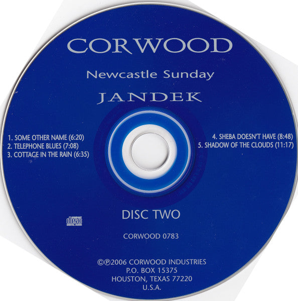 Jandek : Newcastle Sunday (2xCD)