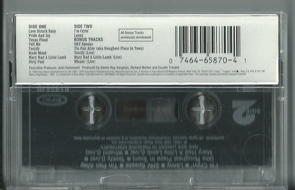 Stevie Ray Vaughan And Double Trouble* : Texas Flood (Cass, Album, RE, Dol)