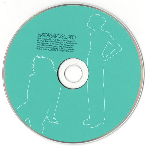 Sparks : Indiscreet (CD, Album, RE, RM)