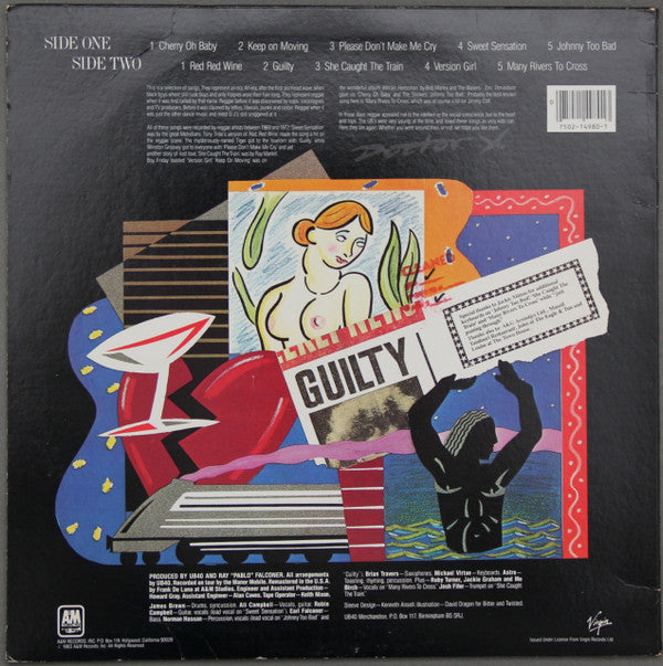 UB40 : Labour Of Love (LP, Album, RM, B -)