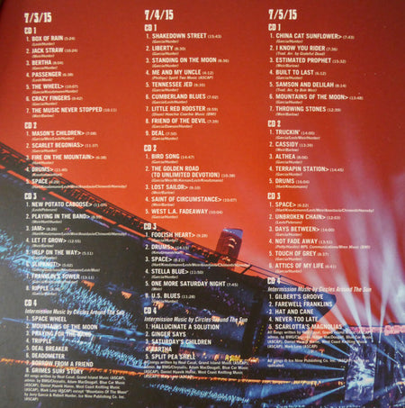 The Grateful Dead : Fare Thee Well Complete Box July 3, 4, & 5 2015 (12xHDCD, Ltd, Num + 7xBlu-ray, Ltd, Num)