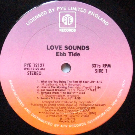 Love Sounds : Ebb Tide (LP, Album)