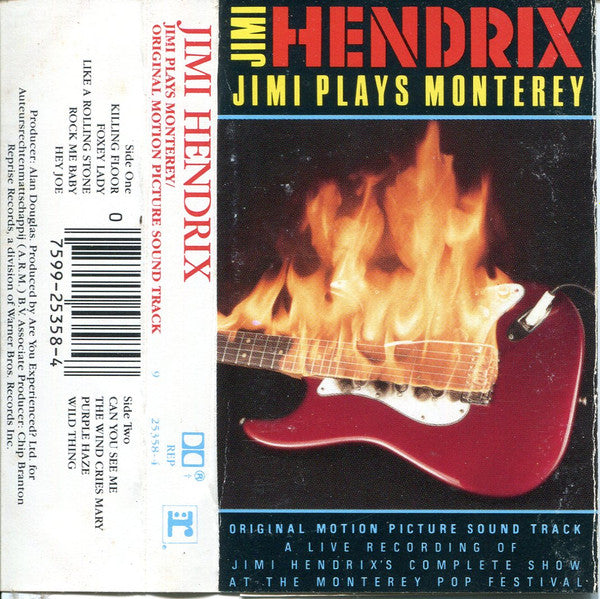 Jimi Hendrix : Jimi Plays Monterey (Cass, Album)