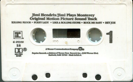 Jimi Hendrix : Jimi Plays Monterey (Cass, Album)