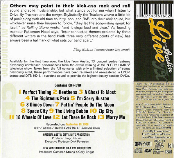Drive-By Truckers : Live From Austin TX (CD, Album + DVD-V, Reg)