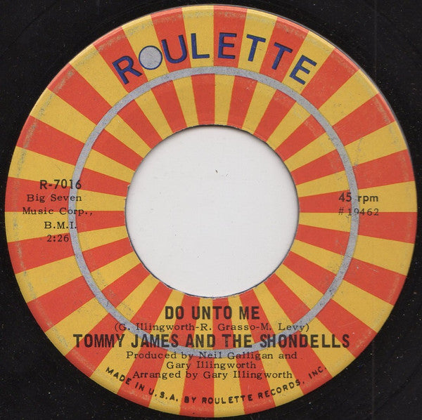 Tommy James & The Shondells : Somebody Cares (7")