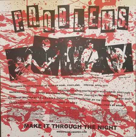 P.R.O.B.L.E.M.S. (2) : Make It Through The Night (LP, Album, RP)