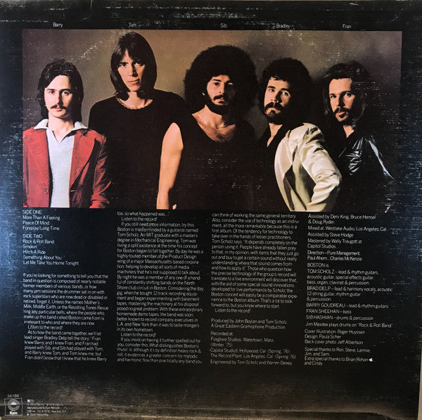 Boston : Boston (LP, Album, Ter)