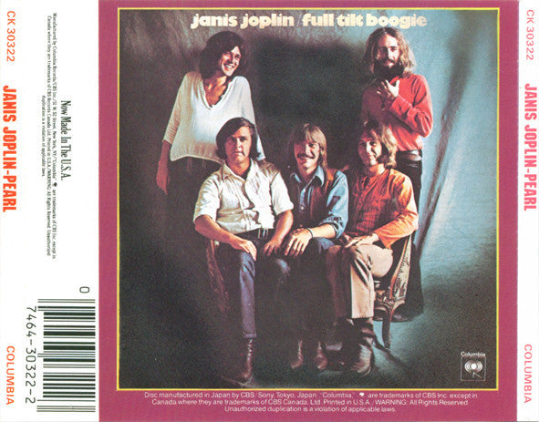 Janis Joplin : Pearl (CD, Album, RE)