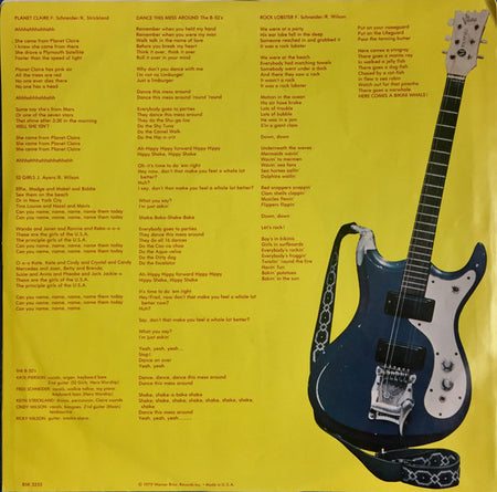 The B-52's : The B-52's (LP, Album, RE, Jac)