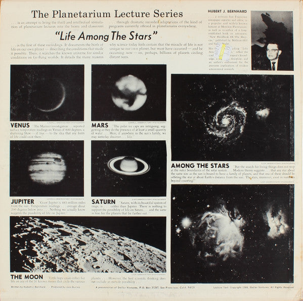 Hubert J. Bernhard : Life Among The Stars... (LP, Mono)