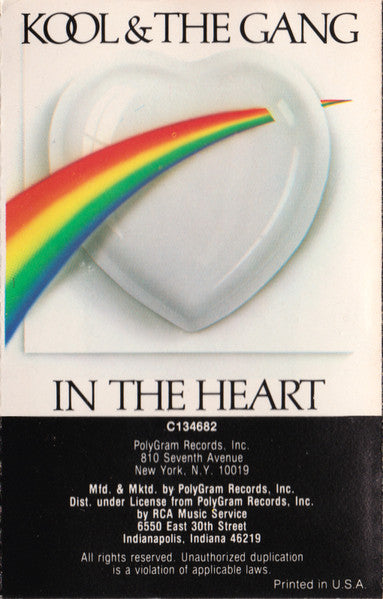 Kool & The Gang : In The Heart (Cass, Album, Club)
