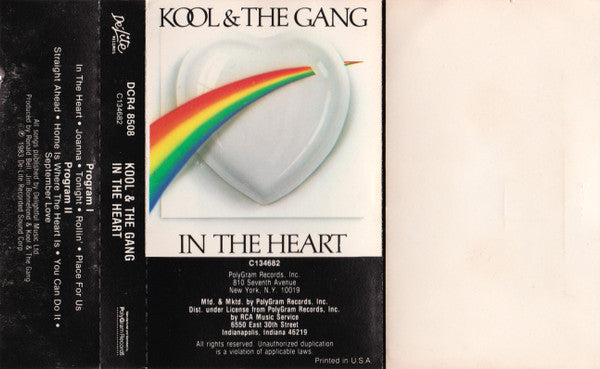 Kool & The Gang : In The Heart (Cass, Album, Club)