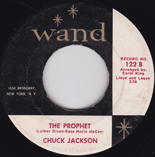 Chuck Jackson : Any Day Now / The Prophet (7")