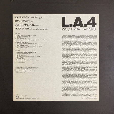 L.A.4* : Watch What Happens (LP, Album)