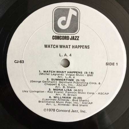 L.A.4* : Watch What Happens (LP, Album)