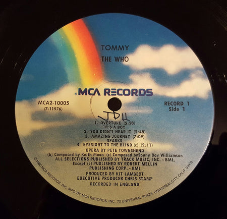 The Who : Tommy (2xLP, Album, RE, Pin)