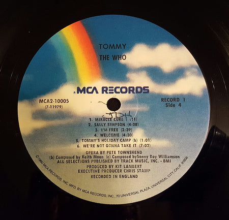 The Who : Tommy (2xLP, Album, RE, Pin)
